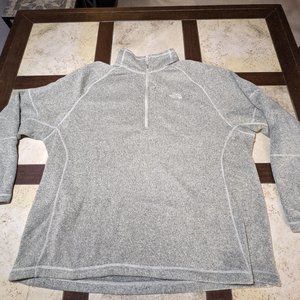 XXL North Face Quarter Zip Sweater - Tan